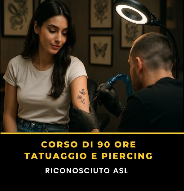 corso DI 90 ore tatuaggio e piercing